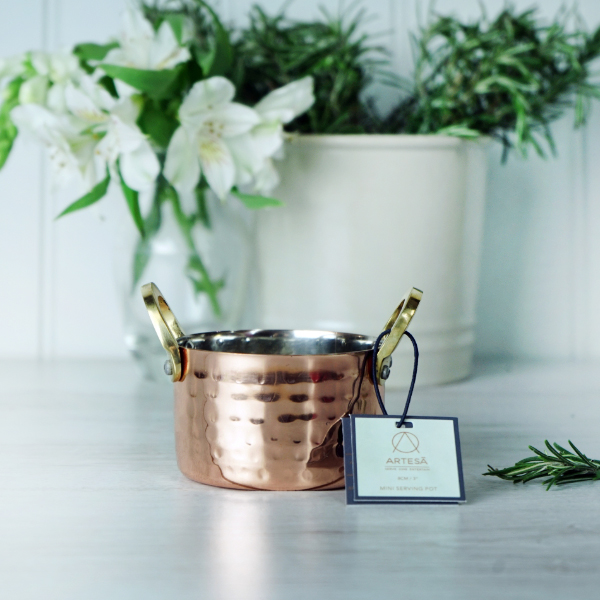 Copper Mini Serving Pot