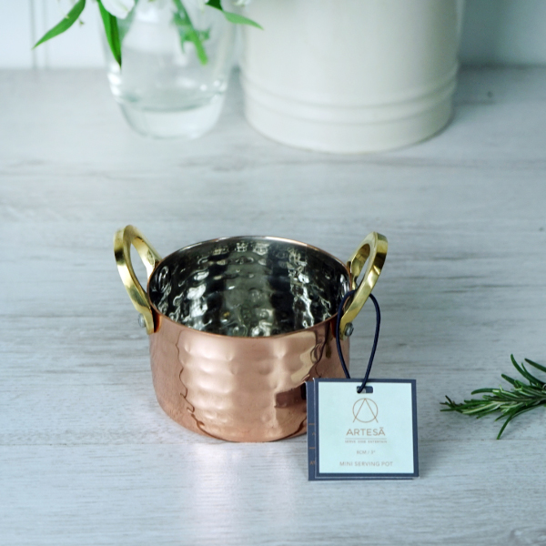 Copper Mini Serving Pot