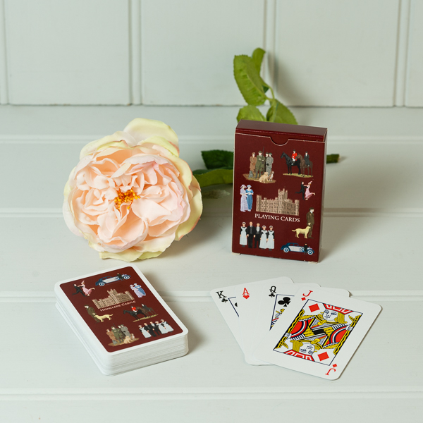 Highclere Playing Cards - Burgundy