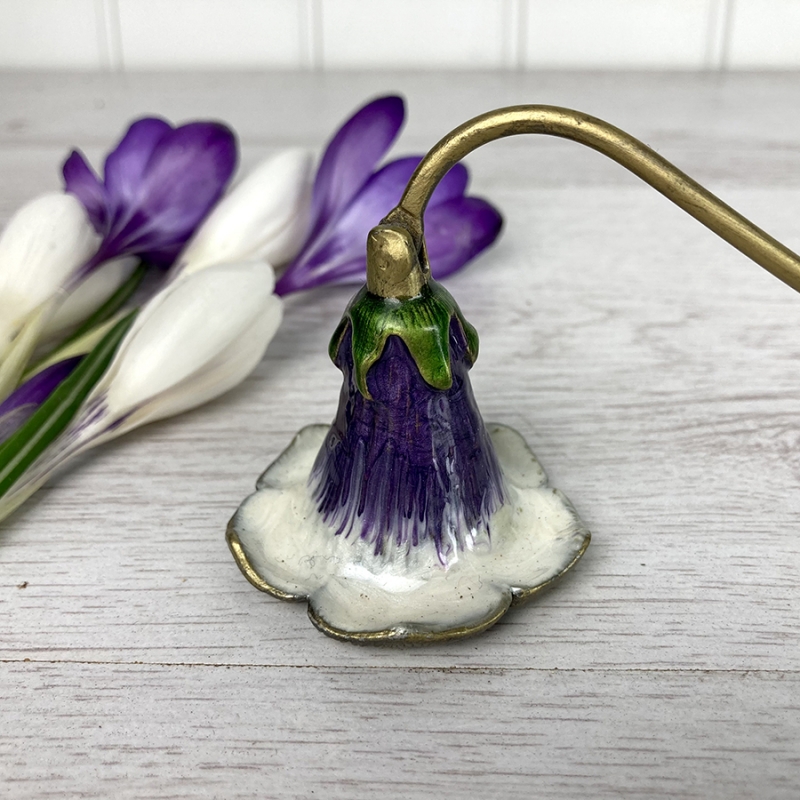 Lilac Flower Candle Snuffer