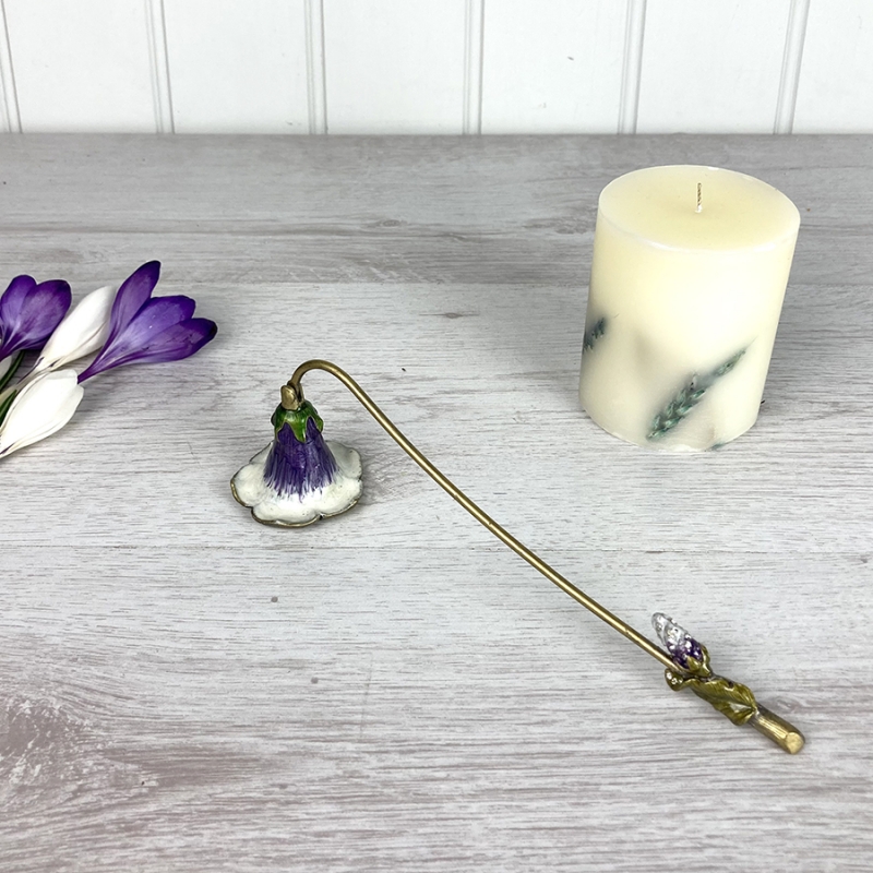 Lilac Flower Candle Snuffer