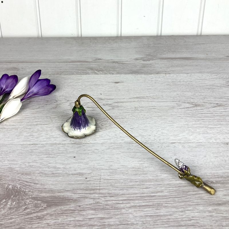Lilac Flower Candle Snuffer