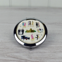 Downton Style Compact Mirror 