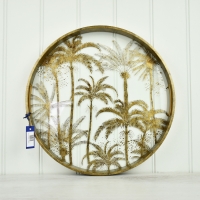 Large Antique Palm Tray