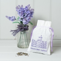 Embroidered Lavender Bag