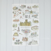 Map Tea Towel