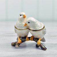 Pair of Doves Trinket Box