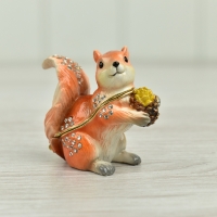 Red Squirrel Trinket Box