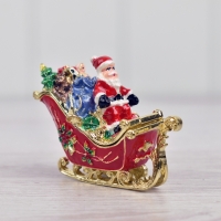 Santa's Sleigh Trinket Box