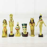 Set of 6 Mini Egyptian Figurines