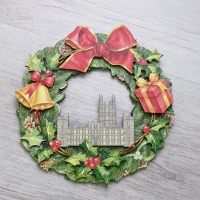 Wooden Christmas Wreath